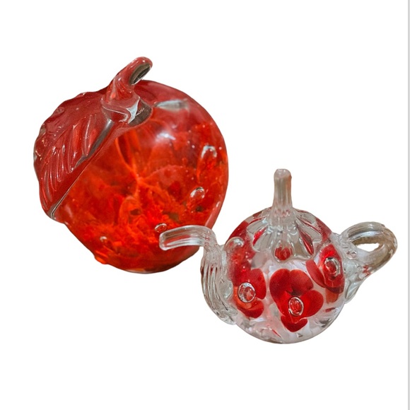 Set of 2 St. Claire Glass Art Pieces - Picture 13 of 13